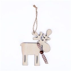 Елочная игрушка «Смешной олень», МИКС