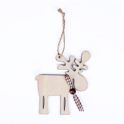 Елочная игрушка «Смешной олень», МИКС