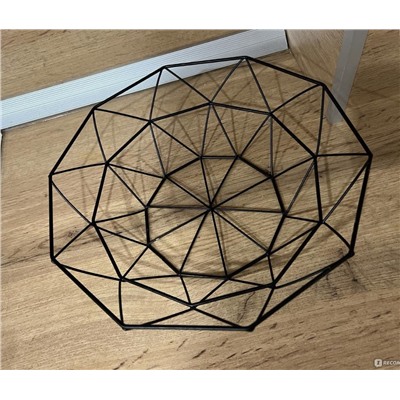 Фруктовница, Ваза для фруктов геометрия 26х26х9см