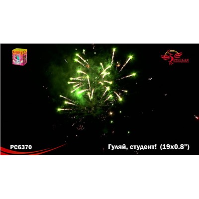 Фейерверк РС6371 Гуляй, студент! (0,8" х 19)
