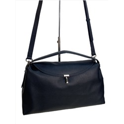 Женская сумка из натуральной кожи, цвет черный