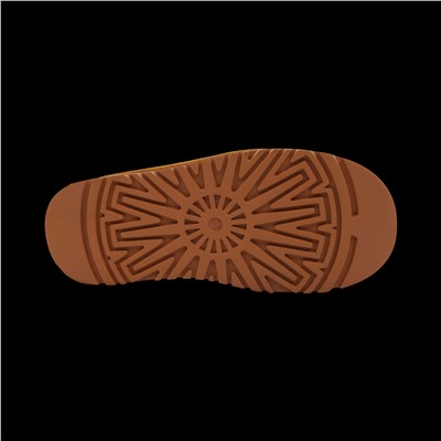 Угги из натуральной кожи R882-4 коричневые