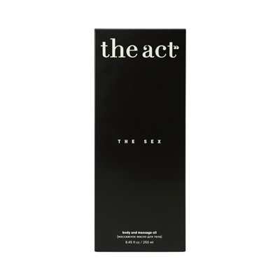 Масло массажное The Act интимное, 250 мл