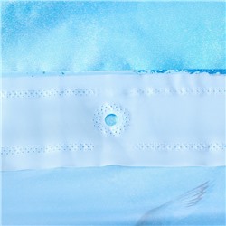 Штора для ванной комнаты Доляна «Дельфины», 180×180 см, PEVA