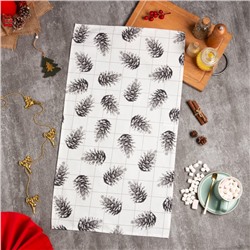 Полотенце «Этель» Merry Christmas 40×73 см, 100% хлопок, саржа 190 г/м²