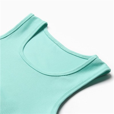 Топ спортивный женский MINAKU, светло-зелёный, размер 44