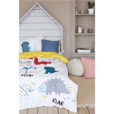 Постельное бельё 1.5-спальное «Этель» Dinoparty, бязь