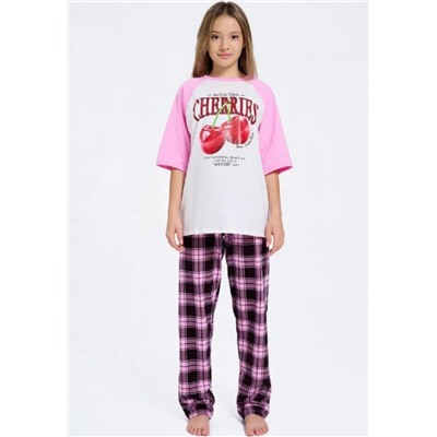 Пижама для девочки со штанами НП0013 (В ассортименте)