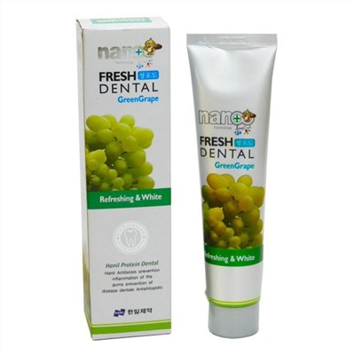 Hanil Зубная паста c экстрактом зеленого винограда / Nano Fresh Dental Green Grape Toothpaste, 160 мл 16942