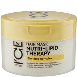 ICE NUTRI-LIPID THERAPY Маска для питания и блеска  пористых и тусклых волос 200 мл
