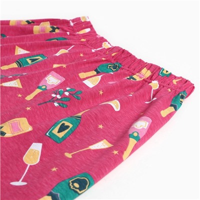 Пижама женская (футболка и шорты) KAFTAN Party time, размер 44-46