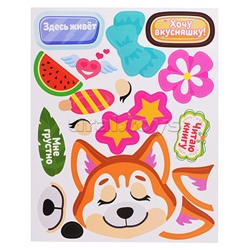 3Д аппликация. 3D-таблички на дверь. Классные собаки