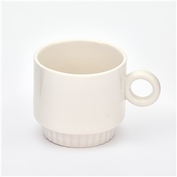 Кружки новогодние керамические «Снежные котики», 2 шт. по 250 мл