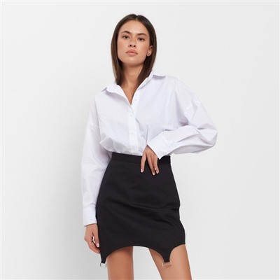 Юбка мини джинсовая женская MIST: Denim, размер 48, чёрная