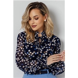 Блузка женская  7059/22/Темно-синий