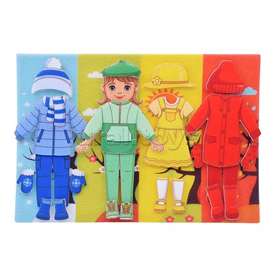 Дашина одежда, фетр