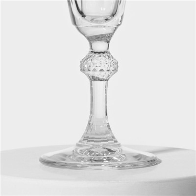 Бокалы для шампанского Paşabahçe DIAMOND, 170 мл, стекло, прозрачные, набор 6 шт