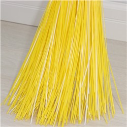 Метла полипропиленовая, с черенком «Дорогая», 5 колец, МИКС