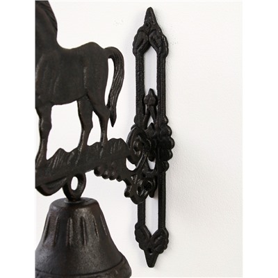 Колокол настенный декоративный «Конь», чугун, 23×11×32 см
