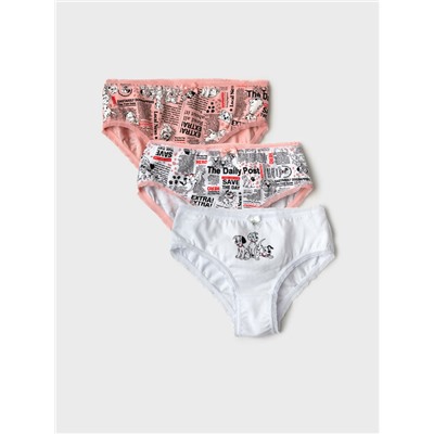 Трусы трикотажные для девочек, 3 шт в комплекте