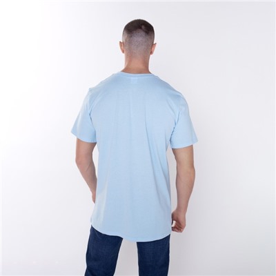 Футболка мужская PARADISE, цвет голубой, размер 50