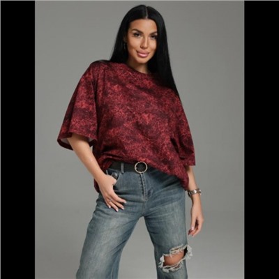 Футболка Ирбис (Бордо)