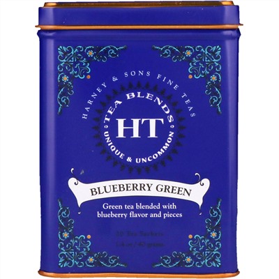 Harney & Sons,  Чайная Смесь HT,  Голубики, 20 пакетиков, по 1,4 унции (40 г)
