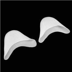 Подследники на пальцы ног, дышащие, силиконовые, 9×9 см, пара, белые