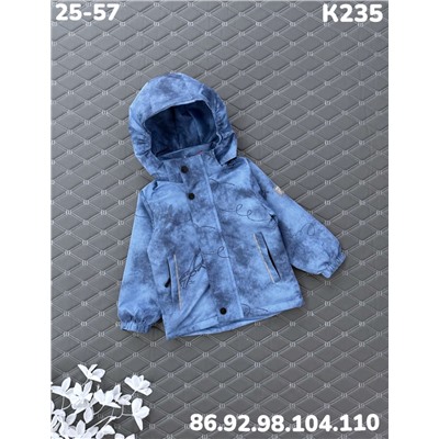 Куртка K235 голубой