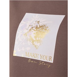 Футболка из премиального хлопка с авторским принтом