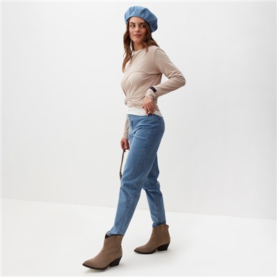 Лонгслив женский MIST, Base, размер onesize, бежевый