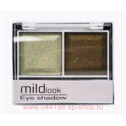 MILDLook Тени для век 2 цвета тон 33 светло-фисташковый+оливковый мерцающий 5022