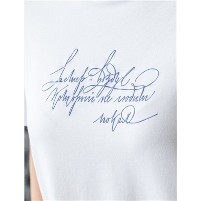 Футболка из премиального хлопка с авторским принтом