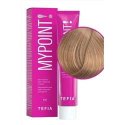 TEFIA Mypoint 9.8 Перманентная крем-краска для волос / Очень светлый блондин коричневый, 60 мл KRISTALLER, 1114497