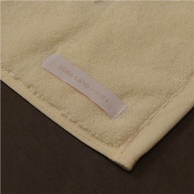 Коврик махровый SL HOME: Basic «Айвори», 50×70 см, хлопок 100%