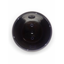 Горшок для цветов «Грейс», d=15 см, h=25 см, с фитильным поливом, со вставкой, серый