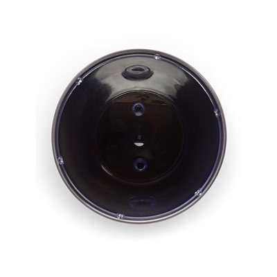 Горшок для цветов «Грейс», d=15 см, h=25 см, с фитильным поливом, со вставкой, серый