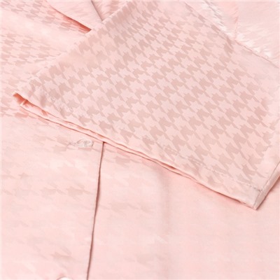 Пижама женская (рубашка, шорты) KAFTAN Silk, размер 40-42, розовая