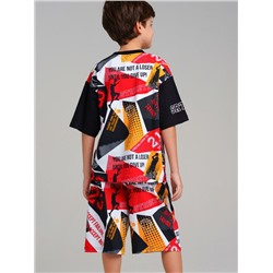 Комплект трикотажный для мальчиков: фуфайка (футболка), шорты