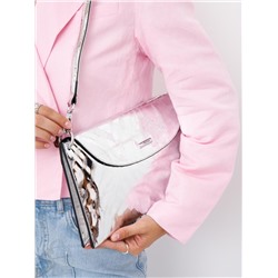 Сумка женская кожаная 98214-2 silver Velina Fabbiano-Safenta