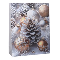 Пакет подарочный 31х40х12 / 100-L /уп 12/360/ микс Новый год