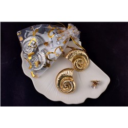 Серьги "Морская симфония" + Подарок