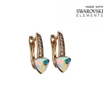 Серьги с кристаллами Swarovski