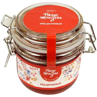 Мёд дягилевый с бугельным замком Вкус Жизни New 250 гр.