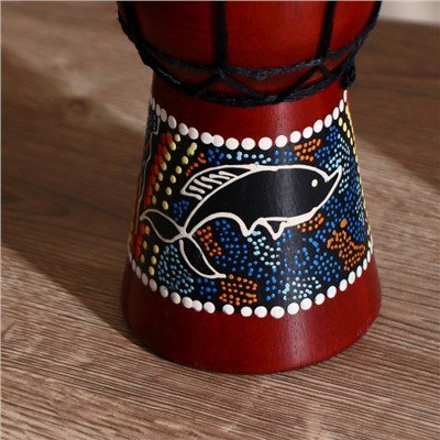 Сувенирный музыкальный инструмент «Барабан Джембе», 20×11×11 см, МИКС