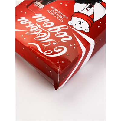 УЦЕНКА Набор "С Новым годом!", гель для душа, 250 мл, аромат газировки и мочалка