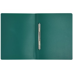 Папка скоросшиватель пластиковая непрозрачная зеленая 0,55мм NC4055G inФОРМАТ