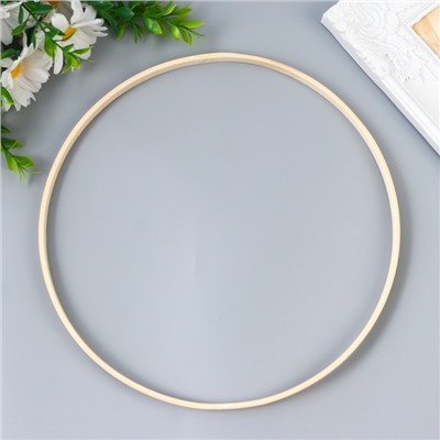 Кольцо для изготовления ловца снов, набор 2 шт., бамбук, d=23 см