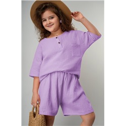 Костюм для девочки из муслина Happyfox