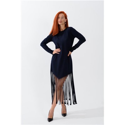 7471 Платье женское (Темно-синий)